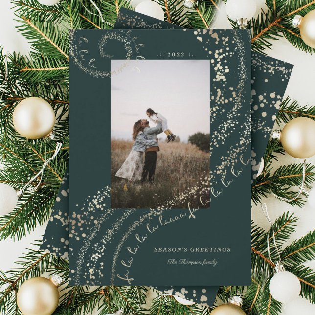 Tarjeta Festiva Fa La La Magical Navidades de Oro Carol Song 1 Fot (Subido por el creador)