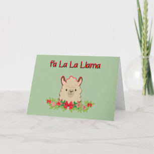 Tarjeta Festiva Fa la llama