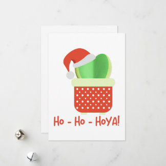 Tarjeta Festiva Fábrica Santa Hoya Navidades de la Cute Ho-Ho-Hoya
