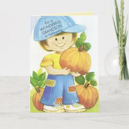 Tarjeta Festiva Fabuloso Día de Acción de Gracias