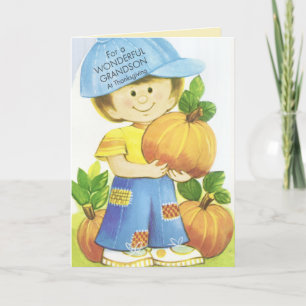 Tarjeta Festiva Fabuloso Día de Acción de Gracias