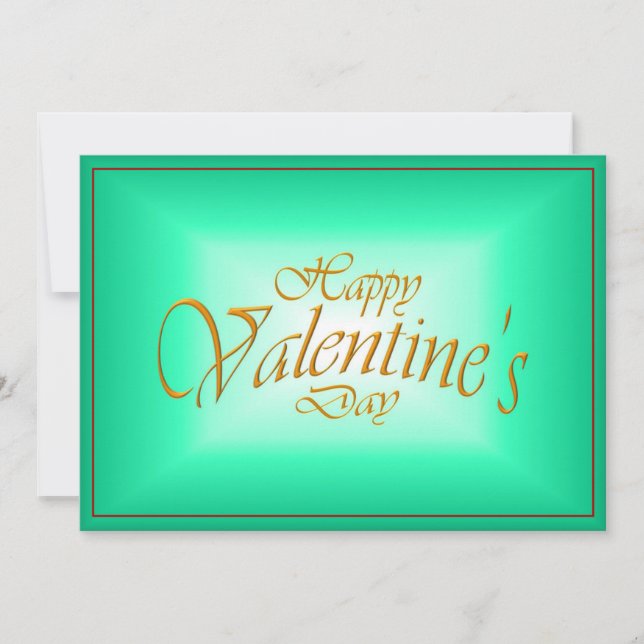 Tarjeta Festiva Fabulous Valentine's Day (Anverso)