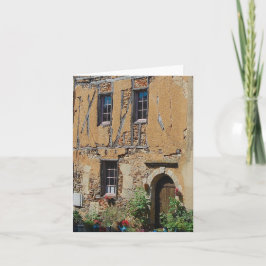 Tarjeta Festiva Fachada francesa