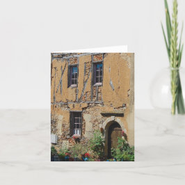 Tarjeta Festiva Fachada francesa