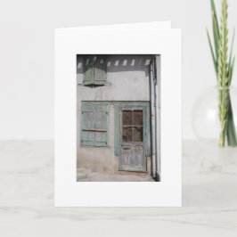 Tarjeta Festiva Fachada francesa, Trebes