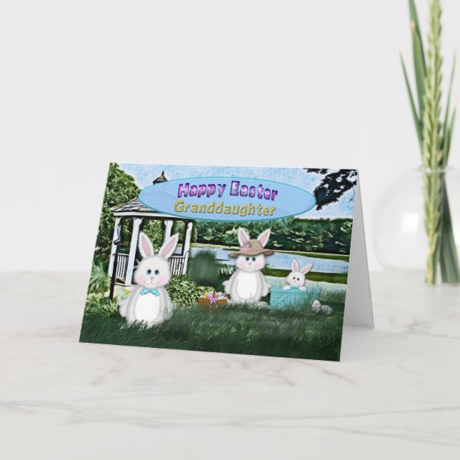 TARJETA FESTIVA FÁCIL - ABUELO - BUNNY/FAMILIA (Anverso)