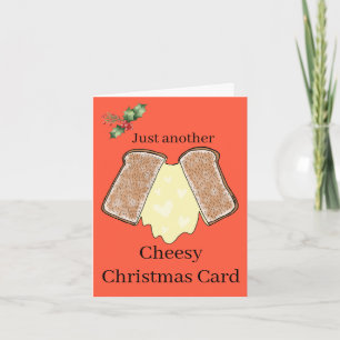 Tarjeta Festiva Fácil Personalización Divertido Amante del Queso Q