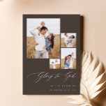 Tarjeta Festiva Familia cristiana moderna Navidades de fotografía<br><div class="desc">"Tarjeta de Navidades de fotografía religiosa de la familia cristiana moderna" es un retrato conmovedor de los momentos alegres de una familia, envueltos en el abrazo de las bendiciones de Dios. Situada en el marco sereno de los campos dorados, las francas interacciones de la familia pintan un vívido tapiz de...</div>