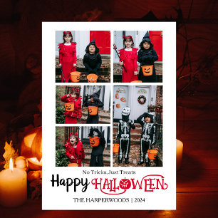 Tarjeta Festiva familia de calabaza jack-o-lantern Halloween 5 Fot