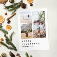 Familia de Navidades de la máquina de escribir min