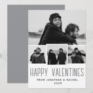 Tarjeta Festiva Familia día de San Valentín de amor simple elegant