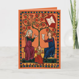 Tarjeta Festiva Familia Feliz