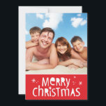 Tarjeta Festiva FAMILIA FOTO NAVIDADES de tipografía moderna alegr<br><div class="desc">por kat massard >> WWW.SIMPLYSWEETPAPERIE.COM <<< Enviar y un mensaje especial extra con estilo y pizzería este año... Personalizado con tus detalles y fotos mis modernos productos de vacaciones seguro que destacarán de la ráfaga de saludos que tus amigos y familia recibirán esta temporada y harán un recuerdo especial que...</div>