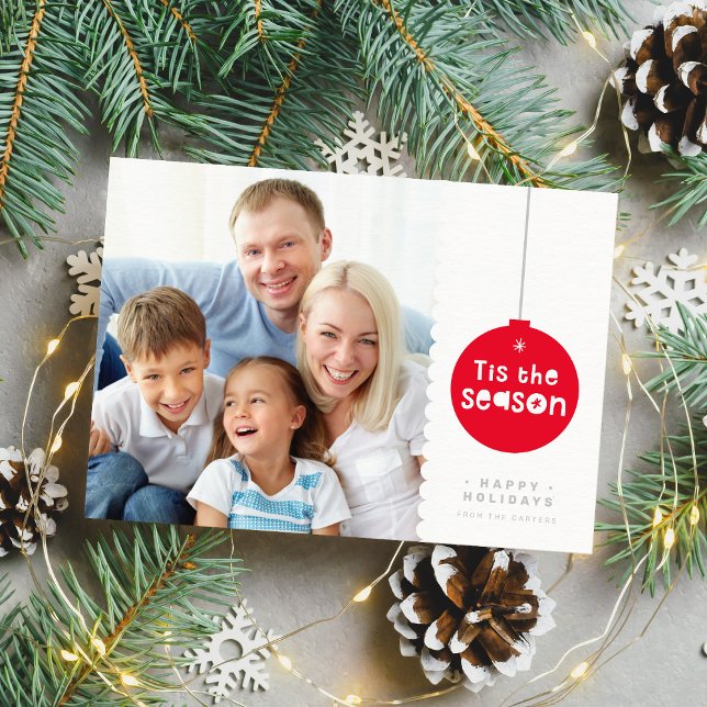 Tarjeta Festiva FAMILIA FOTOGRAFÍA navidades festivos saludando a  (Subido por el creador)