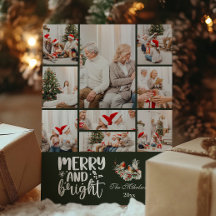 Familia fotográfica Green Vintage Christmas 9