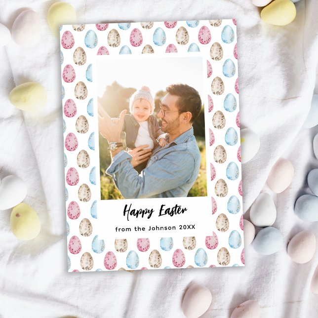 Tarjeta Festiva Familia Happy Easter Photo (Subido por el creador)