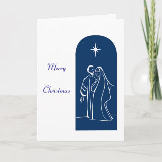 Tarjeta Festiva Familia santa