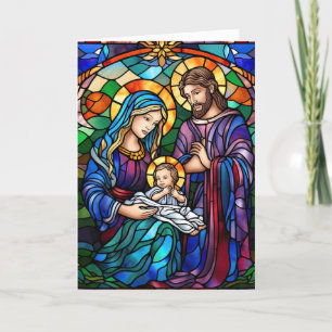 Tarjeta Festiva Familia Santa
