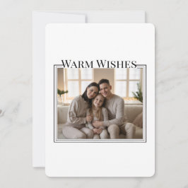 Tarjeta Festiva Family Photo Christmas Card