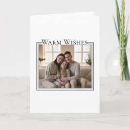 Tarjeta Festiva Family Photo Christmas Card