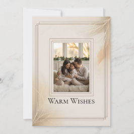 Tarjeta Festiva Family Photo Christmas Card