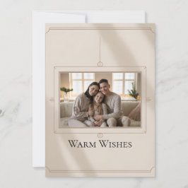 Tarjeta Festiva Family Photo Christmas Card