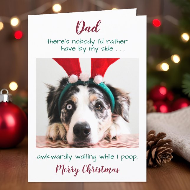 Tarjeta Festiva Famoso Mascota Personalizado Foto Perro Papá Feliz (Subido por el creador)