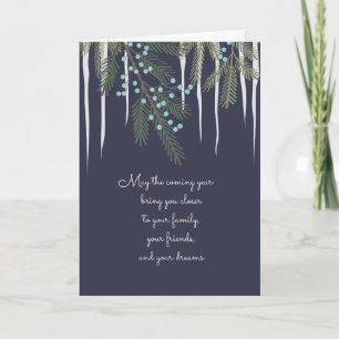 Tarjeta Festiva Famosos Navidades Ilustraron Un Saludo