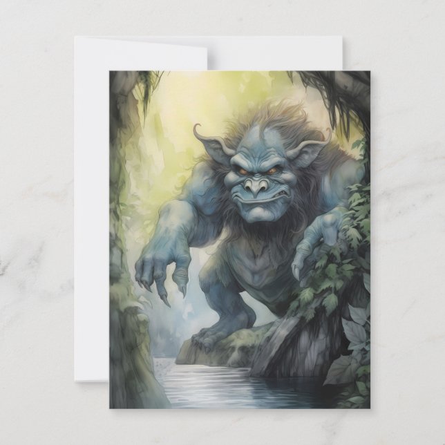 Tarjeta Festiva Fantasía en espera de Prey (Anverso)