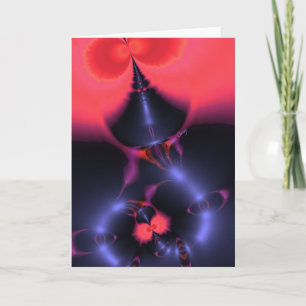Tarjeta Festiva Fantasma cristalino - abrazo de la sorpresa de los
