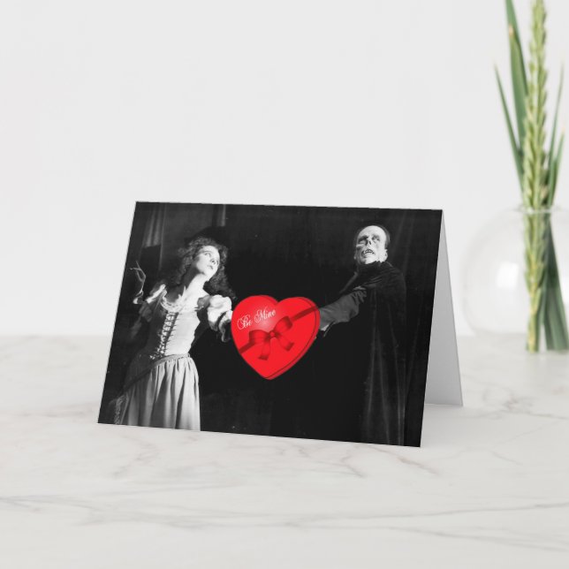 Tarjeta Festiva Fantasma del amor (Anverso)