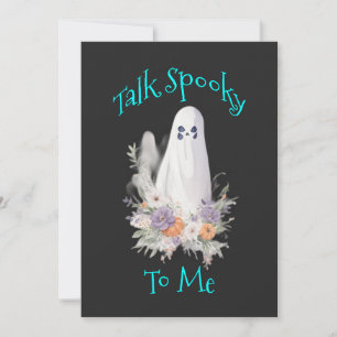 Tarjeta Festiva Fantasma Susurrante