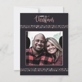 Tarjeta Festiva Fantasmas rosadas navideñas