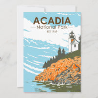 Faro del puerto del bar del parque nacional Acadia