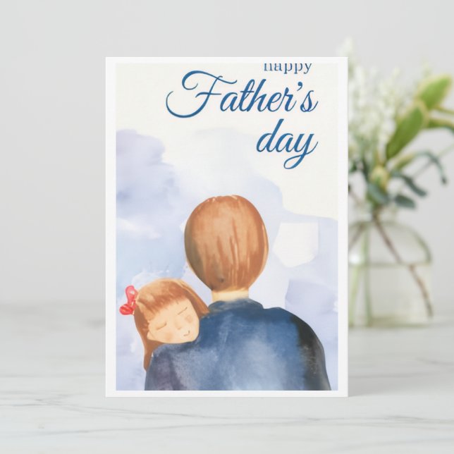 Tarjeta Festiva Father's Day Card (Anverso de pie)