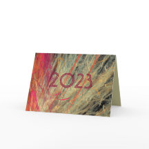 Feathery Fractal New Year personalizado