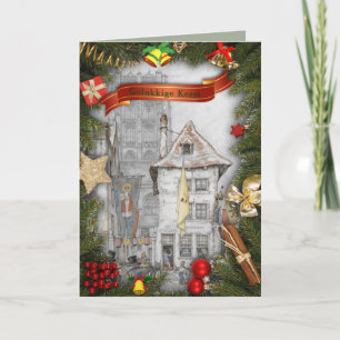 Tarjeta Festiva Felices felicitaciones navideñas