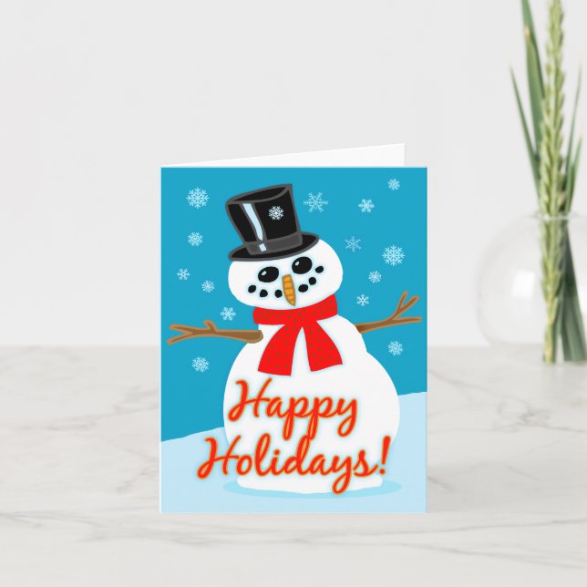 Tarjeta Festiva ¡Felices Fiestas! (Anverso)