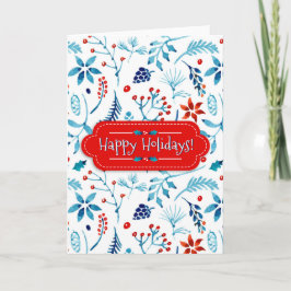 Tarjeta Festiva Felices Fiestas