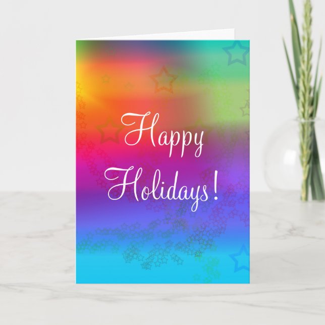 Tarjeta Festiva ¡Felices Fiestas! (Anverso)