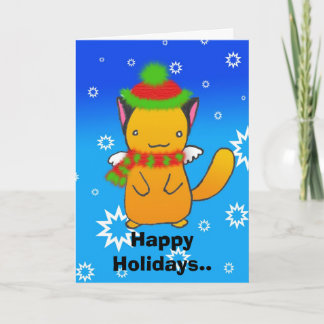 Tarjeta Festiva Felices Fiestas.