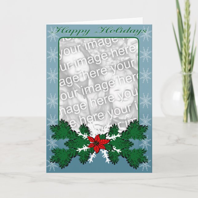Tarjeta Festiva Felices Fiestas (Anverso)