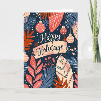 Tarjeta Festiva Felices Fiestas