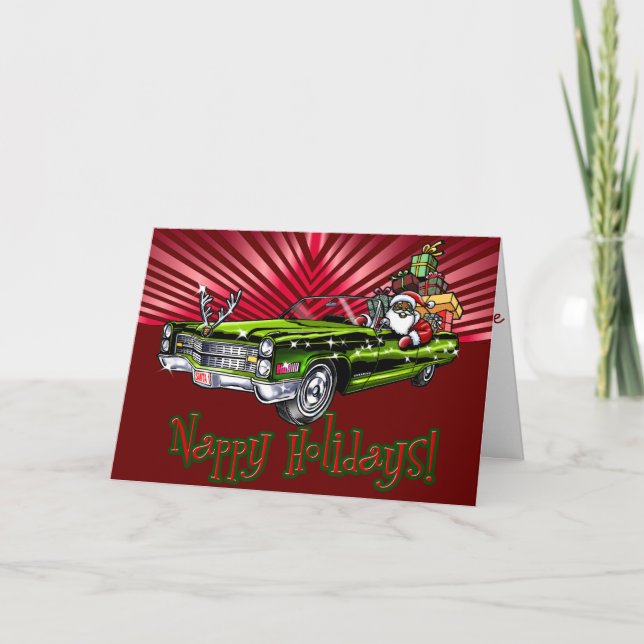 Tarjeta Festiva ¡Felices fiestas! (Anverso)