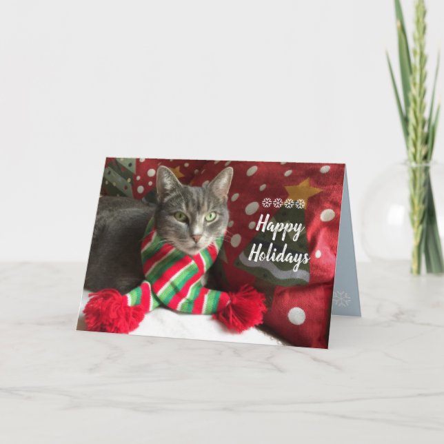 Tarjeta Festiva ¡Felices fiestas! (Anverso)