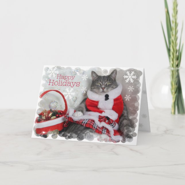 Tarjeta Festiva ¡Felices fiestas! (Anverso)