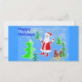 Tarjeta Festiva Felices Fiestas