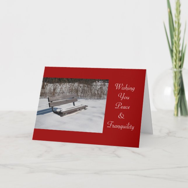 Tarjeta Festiva Felices Fiestas (Anverso)