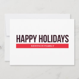 TARJETA FESTIVA FELICES FIESTAS
