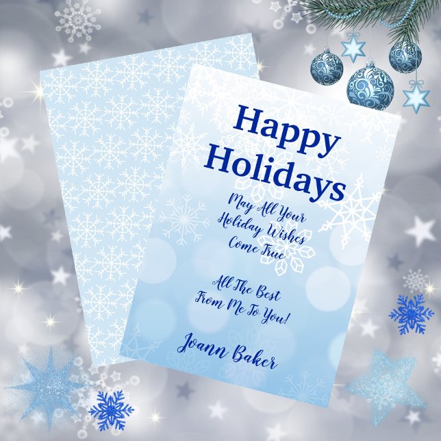 Tarjeta Festiva Felices Fiestas (Happy Holidays Holiday Card)